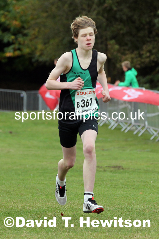 Boys under-13s 2021 National Cross Country Relays, Berry Hill Park, Mansfield. Photo: David T. Hewitson/Sports for All Pics